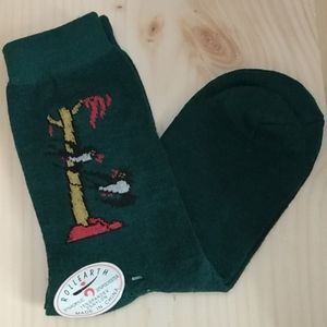 Vintage RollEarth Boys socks Roll earth green
